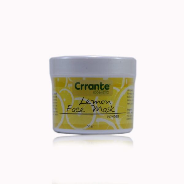 crrante lemon face mask 50gr