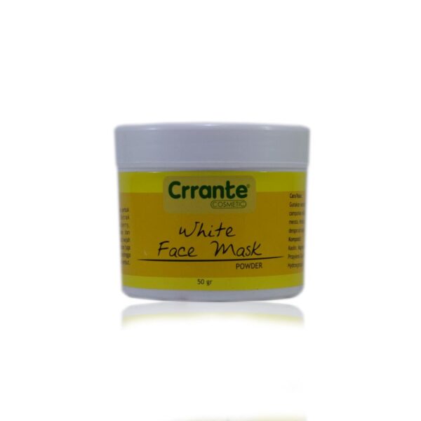 crrante white face mask powder 50gr