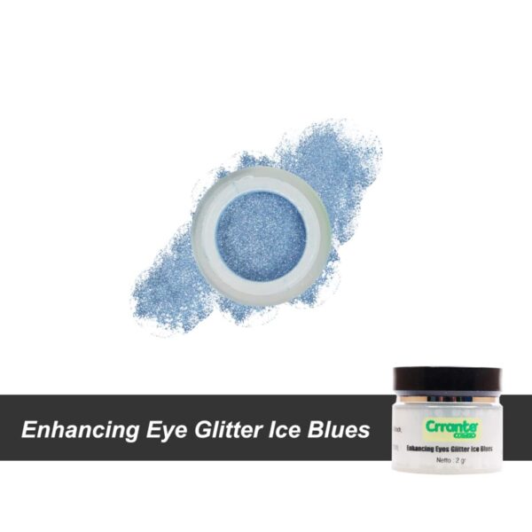 eye gliter blue